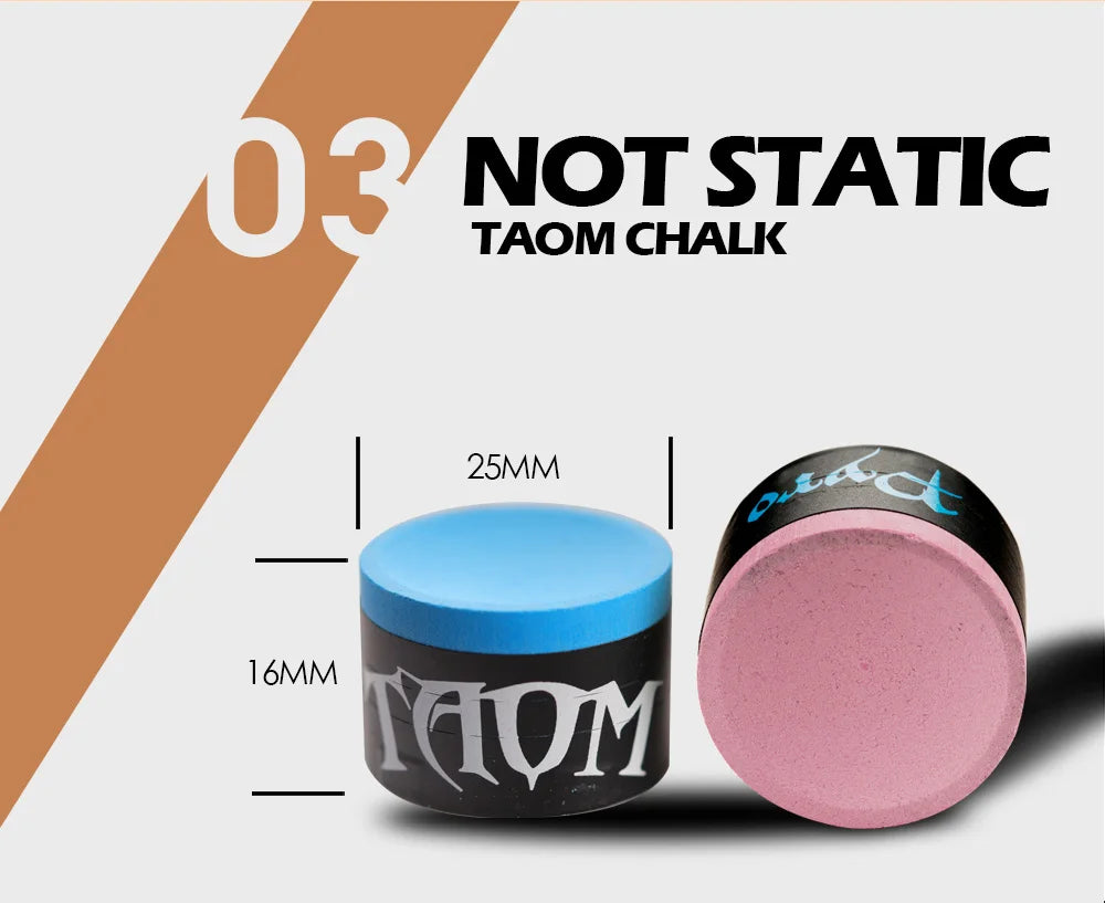 Original TAOM Professional Pyro Deluxe V10 Billiard Chalk