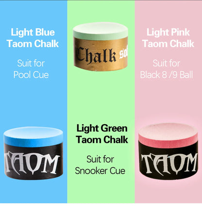 Original TAOM Professional Pyro Deluxe V10 Billiard Chalk